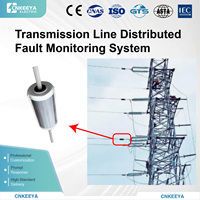 Indicateur de défaut de ligne aérienne à énergie solaire, indice de protection IP66, 35-220 kV, 0-600 A, surveillance distribuée des défauts de ligne