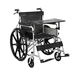 Fauteuil roulant réglable de siège pliable de tuyau d'acier