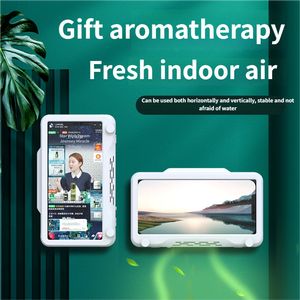 <span class=keywords><strong>Support</strong></span> mural étanche pour téléphone de douche, idéal pour hôtels, anti-buée, écran <span class=keywords><strong>tactile</strong></span>, commande en gros - Product Image 3