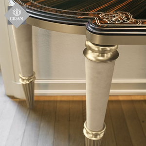 Tavolo di Lusso per Soggiorno, Tavolo da Ingresso in Metallo da Parete, Moderna Consolle in Marmo - Product Image 4
