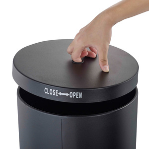 Wet paper Bin for shopping mall/ hotels, Stainless Steel Trash Can Eco-Friendly Water Resistant Decorative Waste Bins - Product Image 4