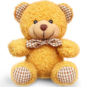 Osito de Peluche Marrón, Peluche de Juguete, Muñeco Suave y Lindo, Llaveros para Niñas, Niños, Adolescentes, Premios, Rellenos de Canastas de Pascua - Product Image 1