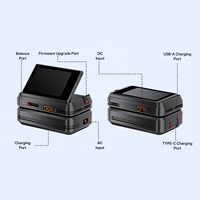 Chargeur rapide haute intensité EV-PEAK A1-PRO pour batterie LiPo de drone à grande capacité 2-8S avec boîtier en plastique pour avion RC FPV