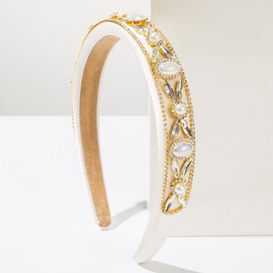 Diadema de Novia con Perlas y Diamantes Estilo Barroco Vintage, Tocado Personalizado para Fiesta de Bodas - Product Image 5