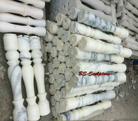 Pierre naturelle marbre blanc balustre colonne escalier garde-corps sculpture à vendre