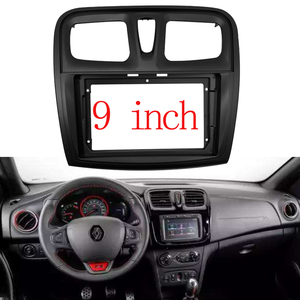 2 Din 9 inç araba radyo RENAULT Sandero için alınlar sembol Logan 2014 + Dashboard çerçeve kurulum DVD Gps Mp5 multimedya oynatıcı - Product Image 3