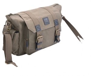 Bolso para cámara DSLR de nylon impermeable, de venta caliente en fábrica BSCI, con detalles en cuero. - Product Image 1