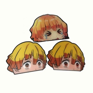 1000 conceptions mixte Anime 3D lenticulaire autocollant démon tueur tronçonneuse homme DBZ chasseur réfléchissant téléphone autocollants - Product Image 6