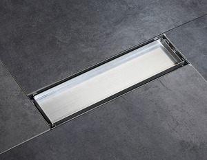<span class=keywords><strong>Baño</strong></span> Invisible 100*600mm ducha drenaje canal piso Acero inoxidable lineal oculto piso desagües canal drenaje rejillas - Product Image 3