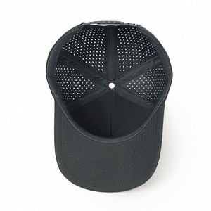 Casquette de golf personnalisée pour homme avec logo découpé au laser, perforée, 6 panneaux, imperméable, casquette de sport, casquette 5 panneaux - Product Image 6