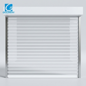 Volet roulant électrique en polycarbonate avec porte transparente Lavage de voiture en PVC pour la cuisine et l'extérieur Surface finie - Product Image 2