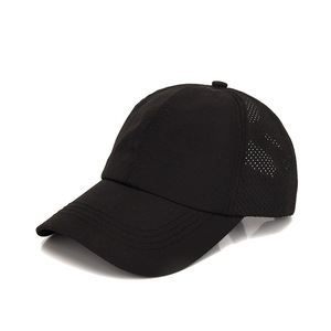 Women's Baseball Cap Cross Ponytail Mesh Quick Dry Breathable Sun Hat For Spring Summer Sports Casual Wear - Product Image 2