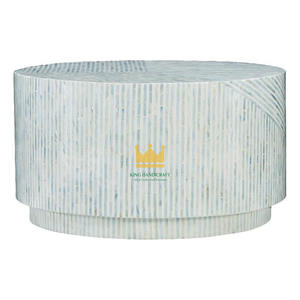 Mesa de Centro de Madera MOP Hecha a Mano, Diseño Moderno, Muebles para Sala de Estar, Decorativa para Uso en Interiores y Exteriores, Precio Bajo - Product Image 1