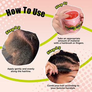 <span class=keywords><strong>Gel</strong></span> de bord Tenue forte Poils de bébé Flyaways <span class=keywords><strong>Gel</strong></span> de coiffure à base d'eau <span class=keywords><strong>Booster</strong></span> de bord imperméable Contrôle des bords Personnalisé avec logo - Product Image 6