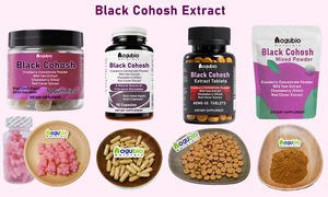 Ekstrak Cohosh campuran Premium-dikombinasikan dengan Cranberry, ubi liar & semanggi merah untuk dukungan kesehatan wanita komprehensif - Product Image 3