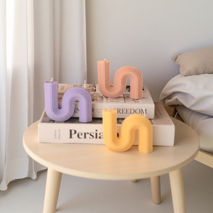 Customizable Eco-Art Luxury Wedding art custom candles slogan 100% Non-Toxic Natural Scented candle - Product Image 3