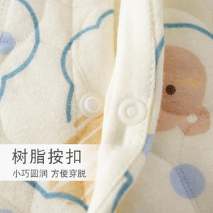 Nouvelle combinaison bébé automne-hiver, trois couches, chaude, en coton soyeux, sans coutures et épaissie, pour garçons et filles - Product Image 3