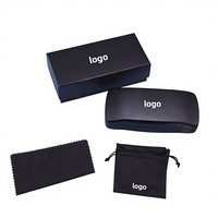 Étui à lunettes souple personnalisé avec logo imprimé, motif uni tendance, marque Tengji, collection 2025 – Offre Spéciale