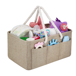 Chất lượng cao vải bé tã Caddy Bag với có thể tháo rời Divider xác ướp tã lưu trữ giỏ - Product Image 2