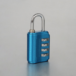 Jinhao Lock Industry Four Digit Combination <b>Padlock</b> Zinc Alloy Resettable Travel Home Use Mechanical Lock HB14 - Product Image 1