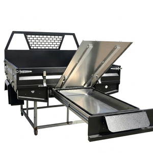 Aluminum Ute Tray <b>with</b> Slide-Out Drawer & Canopy for Toyota Hilux Ford Ranger - Product Image 1