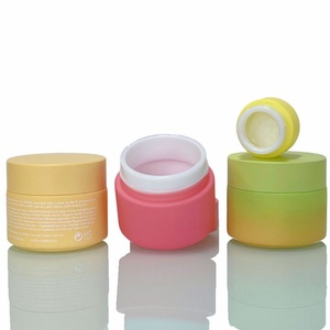 Custom Face Glass Cream <b>Jar</b> Opal Milky White 20ml 30ml 50ml 100ml Opaque Yellow pink <b>Empty</b> Luxury Glass Cosmetic <b>Jar</b> - Product Image 1