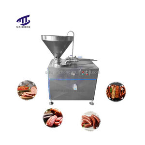 <span class=keywords><strong>Saucisse</strong></span> automatique commerciale d'acier inoxydable faisant le Stuffer hydraulique électrique de <span class=keywords><strong>saucisse</strong></span> de machine avec la caractéristique de remplissage de cravate - Product Image 1
