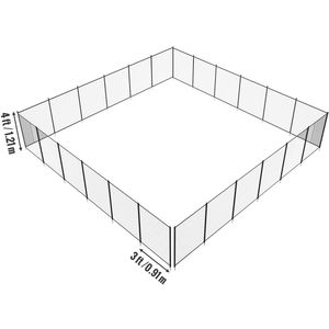 DB Wholesale Valla de piscina de 4x72 pies para piscinas enterradas Fácil instalación DIY Equipo de protección de seguridad para niños extraíble - Product Image 1