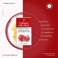 Collagène en bâtonnets de qualité supérieure pour soutenir les cheveux, les ongles et l'élasticité de la peau, complément de collagène à la grenade