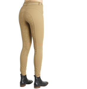Culottes d'équitation pour femmes de haute qualité en coton, polyester et élasthanne avec logo personnalisé - OEM disponible - Product Image 2