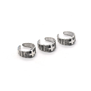 Vintage <b>Silver</b> Open <b>Ring</b> <b>Cross</b> Design Jewelry Gift For Women Men Fashion <b>Rings</b> RRS 002 - Product Image 1