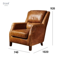 Nouveaux meubles de salon chaise de loisirs pied en bois bordeaux chaise de salon inclinable simple