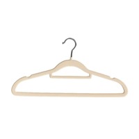 Cintre de rangement moderne en plastique PP floqué velours, antidérapant, sans trace, pour armoire, support spécial pour vêtements