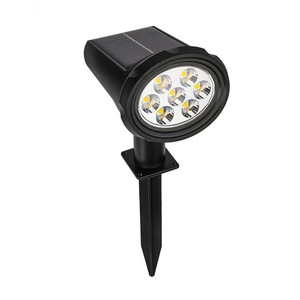 ไฟสวน LED พลังงานแสงอาทิตย์ ตกแต่งสวน กันน้ำ IP65 ไฟสปอตไลท์สนามหญ้า เสียบปลั๊กพื้นดิน โซลาร์เซลล์โมโนคริสตัลไลน์ ลิเธียมโพลิเมอร์ - Product Image 5