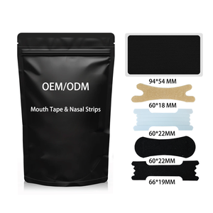 شريط فم كبير الحجم خالي من اللاتكس مقاوم للزيت ومضاد للعرق شرائط أنفية للنوم مضادة للشخير شرائط أنفية مناسبة للرياضيين - Product Image 1