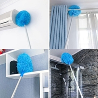 Plumeau en microfibre DOOSO avec manche télescopique, nettoyeur de ventilateur de plafond lavable
