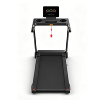 Tapis roulant électrique à inclinaison automatique KSTAR, écran LED, design pliable, moniteur de fréquence cardiaque, moteur 1,25 CV, cadre en acier, vitesse de 1 à 12 km/h