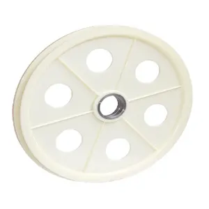High precision dance wheel plastic spools supplied manufacturing orange good quality OD 250 mm guiding wire pulley