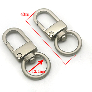 Venta al por mayor de Metal hebilla de correa <span class=keywords><strong>carabinas</strong></span> giratorio langosta cierre gancho clave cadena anillo accesorios de Hardware - Product Image 5