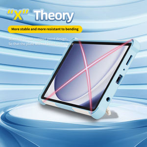 Étui pour <span class=keywords><strong>tablette</strong></span> pour <span class=keywords><strong>Samsung</strong></span> Tab A9 Récupération élastique Léger Portable Bien protégé Mode Couleur <span class=keywords><strong>Tablette</strong></span> Couverture - Product Image 2