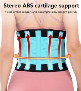 Slim Waist Trainer Trimmer Working Lower Waist Support Brace Lower Back Spine Pain Belt for Women Men