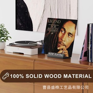 ชั้นวางซีดีแบบตั้งโต๊ะไม้ ดีไซน์เรียบง่าย สำหรับใช้ในบ้านและสำนักงาน - Product Image 5