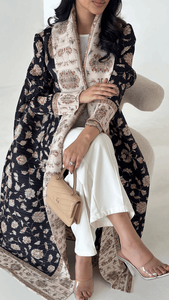 Leduo Customized New Style Bold Graphics Breathable Modest Floor Length <b>Dress</b> <b>Loose</b>-<b>fitting</b> style Abaya for Muslim - Product Image 2