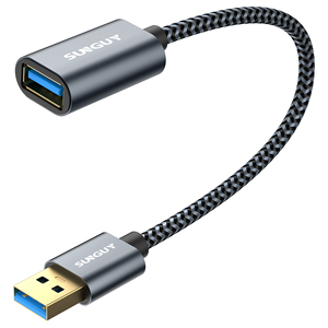 Cable de Datos SUNGUY Tipo-A de Alta Velocidad (5Gbps), Ecológico, con Certificación CE, Trenzado de Nailon, Garantía de 3 Años, Longitud Personalizable, MOQ Bajo - Product Image 1