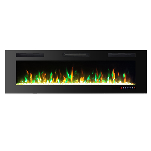 <span class=keywords><strong>Chimenea</strong></span> Eléctrica Moderna de Pared con Control Remoto, 13 Colores de Llama, con Calefacción para Decoración del Hogar - Product Image 3