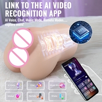 Xise Video Erotikspielzeug Pussy Smart App Bluetooth Batteriebetriebene Realistische Puppe für Männer - Wasserdicht IPX7 Erwachsenen-Sexspielzeug