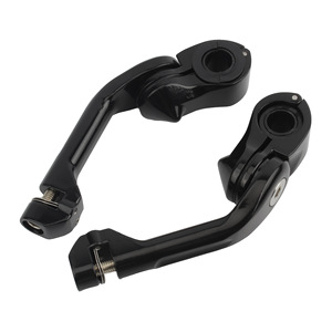 Reposapiés Delantero para Motocicleta Zuqing, de Aleación de Aluminio Cromado, para Harley Davidson Glide Road King, Soporte Modificado para Reposapiés - Product Image 3