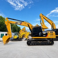 Excavatrice d'occasion Cat 324D2L haute performance, économe en carburant et durable pour projet de construction routière