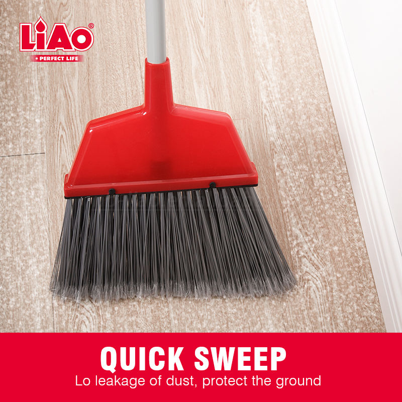 Broomwiz Scopa Per Peli Animali - Doppia Faccia Per Pavimenti E Moquette - Manico Regolabile 47-120cm - Foto 2