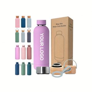 Stylish 304 Stainless Steel <b>Water</b> <b>Bottle</b> - Personalized & Portable for Students & Outdoor Use - Custom Logo Available - Product Image 1